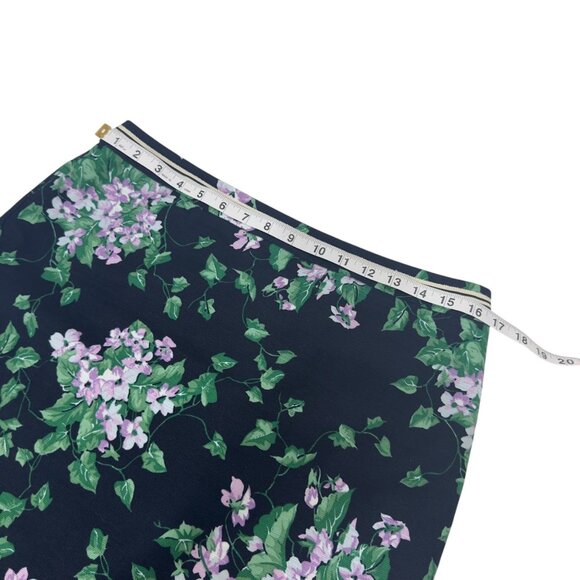 Talbots The Oprah Magazine Collection Floral Print Skirt SZ10 Business Casual - Picture 5 of 12